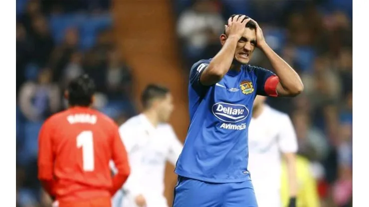 PUDO MÁS. El equipo del ascenso español puso en aprietos al bicampeón de Europa.