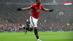 Anthony Martial en Manchester United.