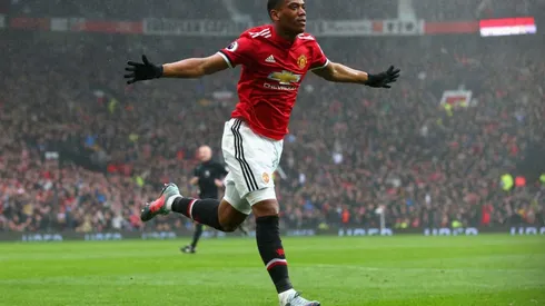 Anthony Martial en Manchester United.