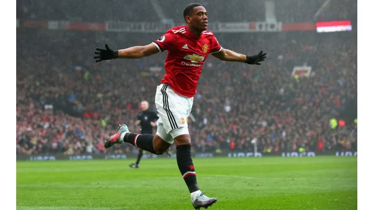 Anthony Martial en Manchester United.