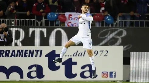 IL CAPITANO. Icardi celebra el segundo con Inter en Cagliari (Foto: Getty).