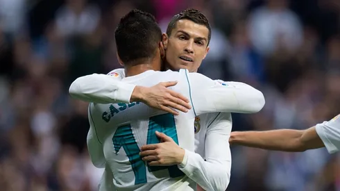 El abrazo entre Cristiano Ronaldo y Casemiro