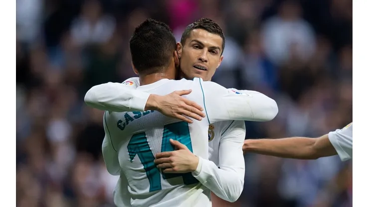 El abrazo entre Cristiano Ronaldo y Casemiro