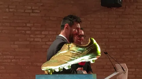 Lionel Messi obtuvo su cuarta Bota de Oro