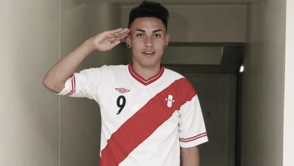 Jean Deza cuando fue convocado a la Selección Peruana. (Foto: Twitter).