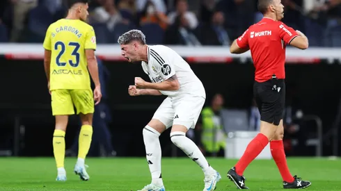 Federico Valverde marcó el tanto del Real Madrid en el partido ante el Villarreal.