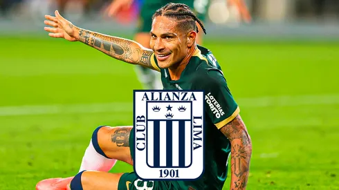 Paolo Guerrero jugando para Alianza Lima.