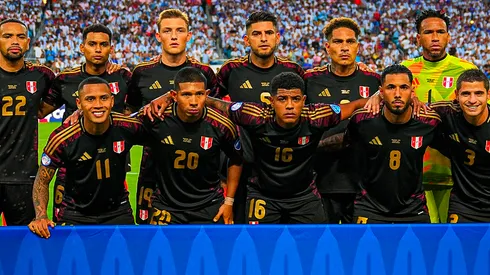 La Selección Peruana jugando en la Copa América 2024.
