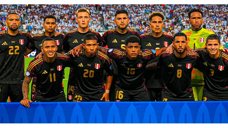 La Selección Peruana jugando en la Copa América 2024.