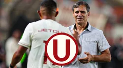 Fabián Bustos, técnico de Universitario de Perú.