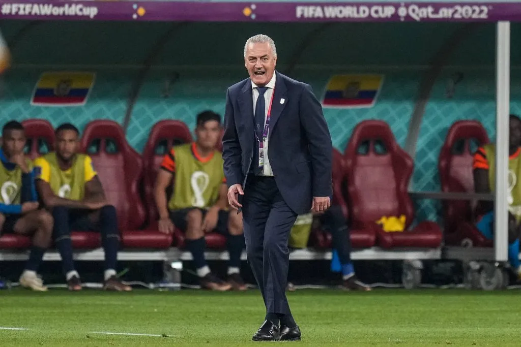 Gustavo Alfaro fue eliminado en grupos del mundial con Ecuador. (Foto: Imago)