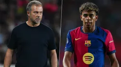 Hansi Flick dijo que no piensa en lo que quiera Lamine Yamal a la hora de hacer un cambio durante un partido del FC Barcelona.