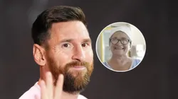 Lionel Messi y Raquel.