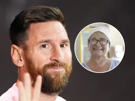 Messi impidió que una mujer de 69 años se quedara sin trabajo