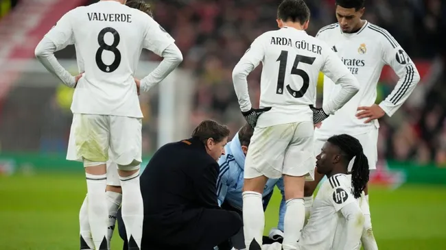 Camavinga, el último jugador de Real Madrid en caer lesionado: IMAGO