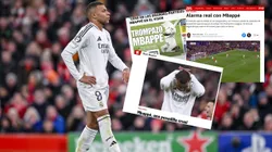 La prensa francesa y española responsabilizaron a Kylian Mbappé de la derrota del Real Madrid ante el Liverpool.