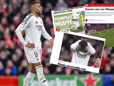 Marca, L'Equipe y AS destrozan a Kylian Mbappé tras el Liverpool vs. Real Madrid