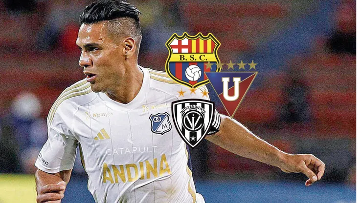 El delantero colombiano rechazó a este grande Ecuador