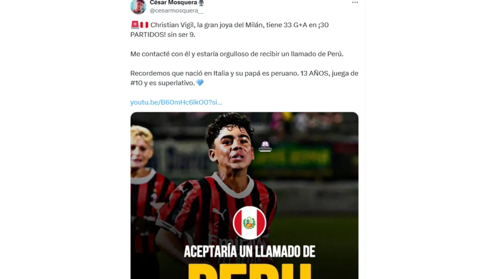 Perú se podría quedar con una joya del fútbol italiano. (Foto: Imago)