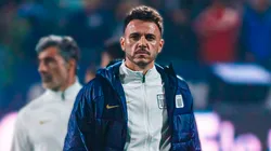 Mariano Soso dirigiendo a Alianza Lima de Perú.