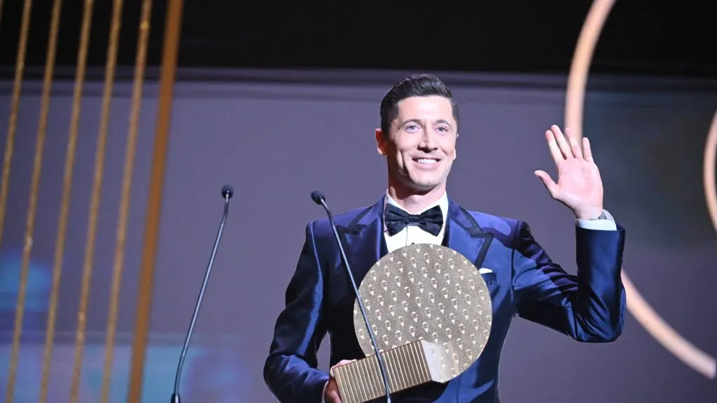 Lewandowski fue premiado en aquella gala como mejor delantero de la temporada: IMAGO