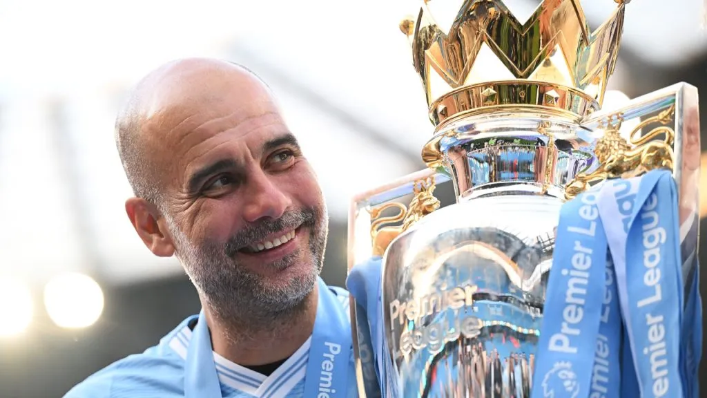 Guardiola incluso no descartaría hasta quedarse en Manchester City hasta 2027: GETTY IMAGES