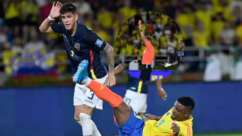 El central ecuatoriano fue expulsado ante Colombia