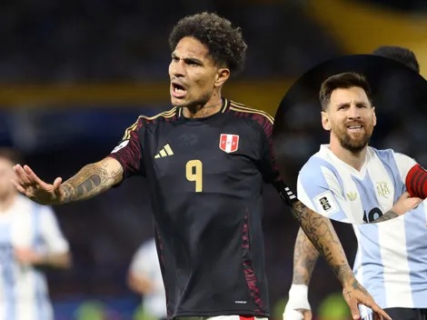 La queja de Paolo Guerrero contra Messi luego del partido