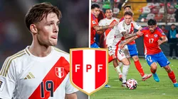 Oliver Sonne en el Perú vs. Chile.