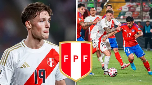 Oliver Sonne en el Perú vs. Chile.