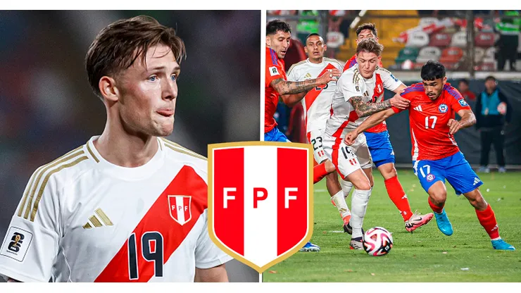 Oliver Sonne en el Perú vs. Chile.