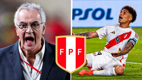 Jorge Fossati y Paolo Guerrero, técnico y delantero de la Selección Peruana.