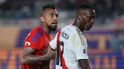 Arturo Vidal en el Perú vs. Chile.