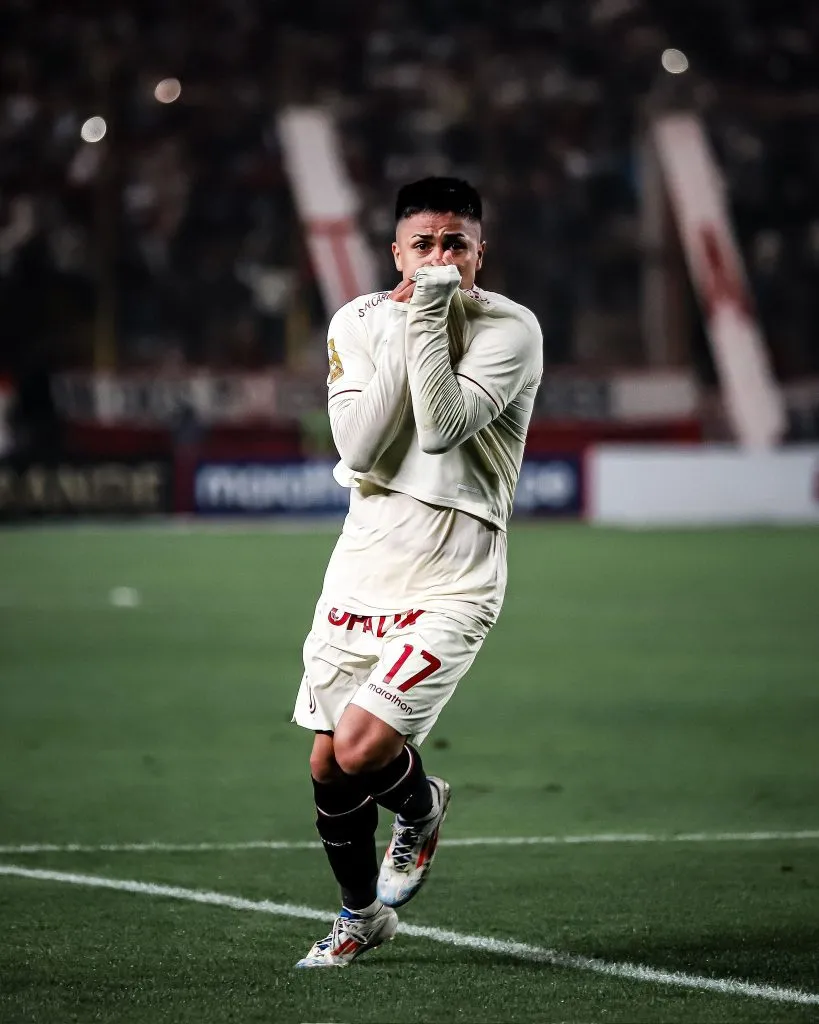 Jairo Concha celebrando un gol con Universitario de Deportes. (Foto: Prensa “U”).