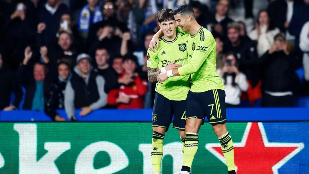 Garnacho empieza a superar los registros de CR7 en Manchester United: IMAGO