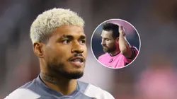 Josef Martínez y Lionel Messi.