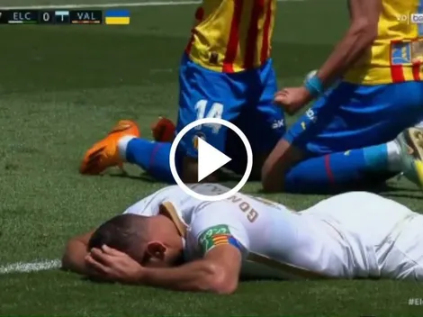 ¡PARA EL OTRO LADO! El insólito gol en contra que el Elche se anotó vs. Valencia