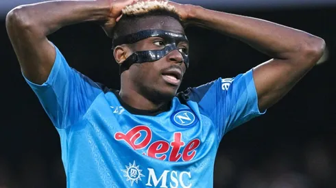 Osimhen volvió y tuvo una chance clara para marcar.