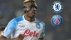 Osimhen, entre PSG y Chelsea.