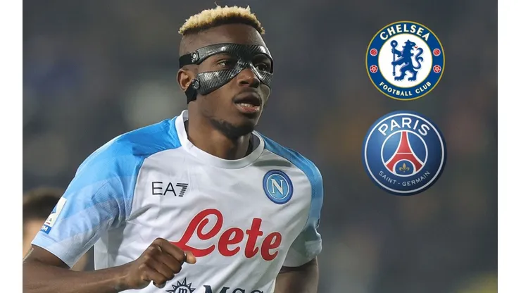 Osimhen, entre PSG y Chelsea.