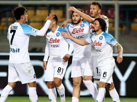 No le sobró nada a Napoli, pero volvió al triunfo ante Lecce en la Serie A