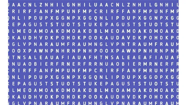 Solo para AMANTES DE LA LLUVIA: encuentra la palabra TORMENTA en 6 segundos