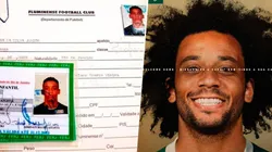 Documentos de Marcelo en Fluminense y en la actualidad.