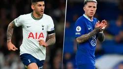 Cuti Romero y Enzo Fernández se enfrentan en el derbi Tottenham vs. Chelsea.