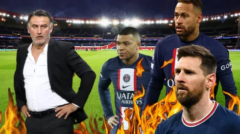 Christophe Galtier ya mira de reojo a Kylian Mbappé, Neymar y Lionel Messi.