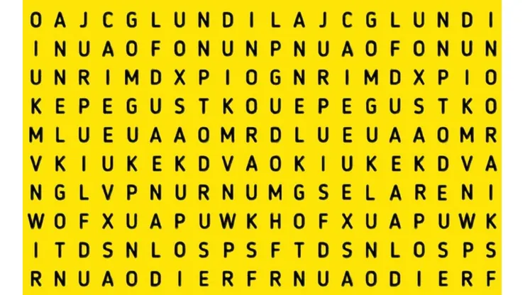 Solo para FENÓMENOS: ubica la palabra MINERALES en 6 segundos