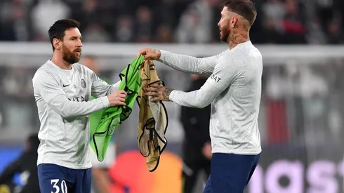 Messi y Ramos compañeros