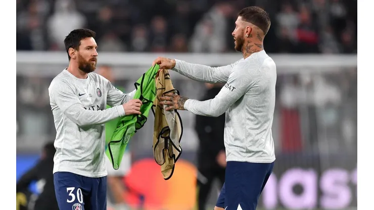 Messi y Ramos compañeros