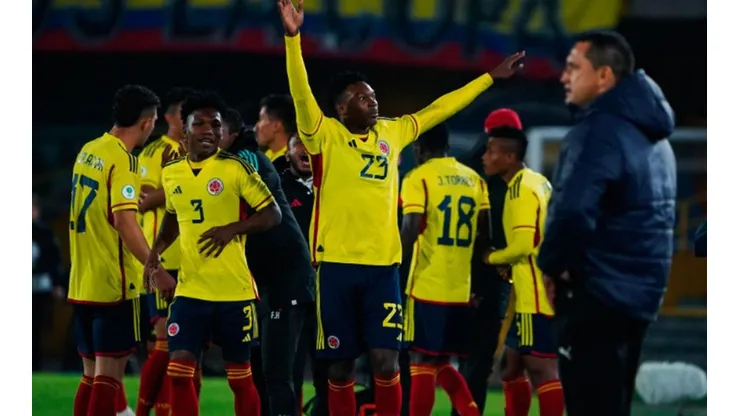 Celebración de Jorge Cabezas para Colombia.