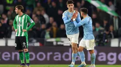 Celebración de Celta de Vigo sobre Betis.